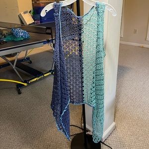 Crocheted Summer Sleeveless Cardigan Vest